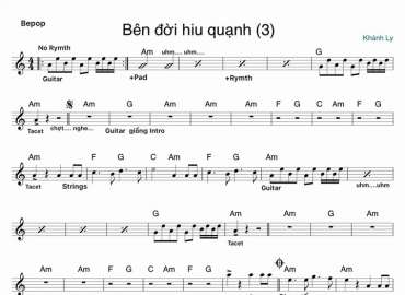 Bên Đời Hiu Quạnh sheet nhạc đệm