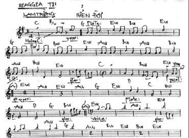 Biển Đời sheet nhạc đệm