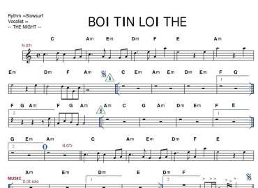 Bởi Tin Lời Thề sheet nhạc đệm