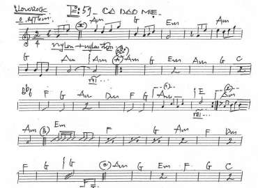 Ca Dao Mẹ sheet nhạc đệm