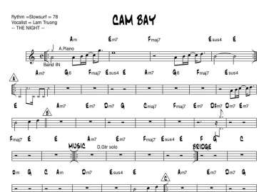 Cạm Bẫy sheet nhạc đệm