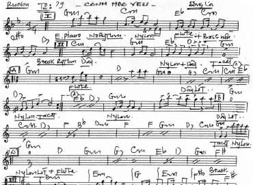 Cánh Hoa Yêu sheet nhạc đệm