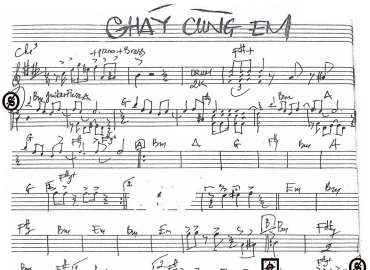 Cháy Cùng Em sheet nhạc đệm