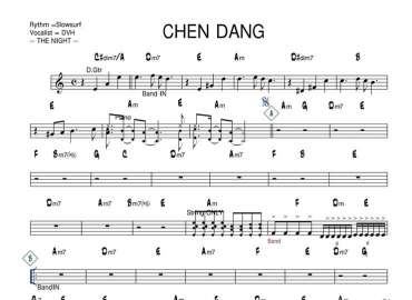 Chén đắng sheet nhạc đệm