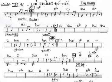 Chỉ Chừng Đó Thôi sheet nhạc đệm