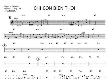 Chỉ Còn Biển Thôi sheet nhạc đệm