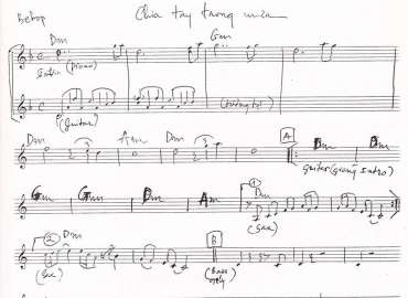 Chia Tay Trong Mưa sheet nhạc đệm