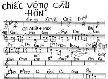 Chiếc Vòng Cầu Hôn sheet nhạc đệm