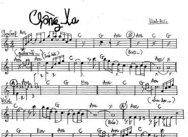 Chồng Xa sheet nhạc đệm