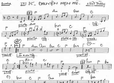 Chuyện Hẹn Hò sheet nhạc đệm