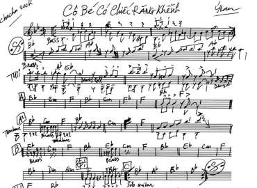 Cô Bé Có Chiếc Răng Khểnh sheet nhạc đệm