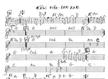 Cơn Mưa Lao Xao sheet nhạc đệm