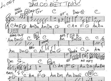 Dẫu Có Biết Trước sheet nhạc đệm