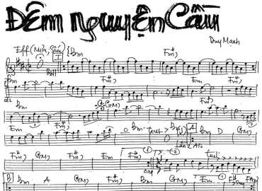 Đêm Nguyện Cầu sheet nhạc đệm