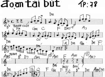 Đoạn Tái Bút sheet nhạc đệm