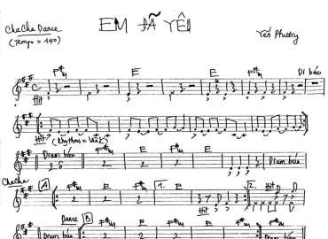 Em Đã yêu sheet nhạc đệm