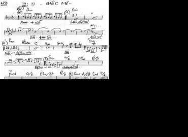 Giấc Mơ sheet nhạc đệm