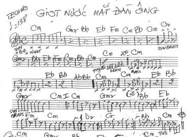 Giọt Nước Mắt Đàn Ông sheet nhạc đệm