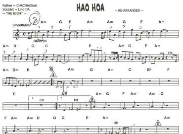 Hào Hoa sheet nhạc đệm