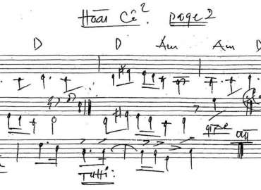 Hoài Cổ 2 sheet nhạc đệm