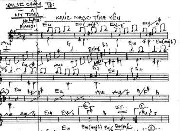 Khúc Cha Cha Tình Yêu sheet nhạc đệm