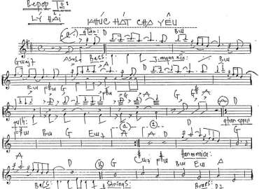 Khúc Hát Cha Yêu sheet nhạc đệm