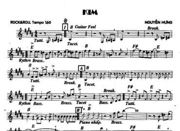 Kim sheet nhạc đệm