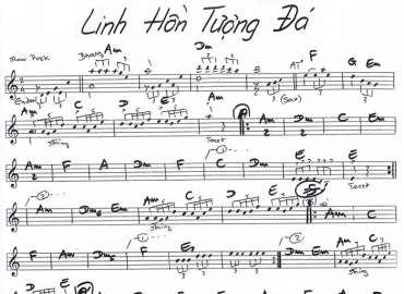 Linh Hồn Tượng Đá sheet nhạc đệm