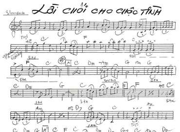Lời Cuối Cho Cuộc Tình sheet nhạc đệm