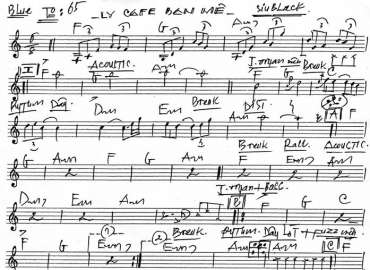 Ly Cà Phê Ban Mê sheet nhạc đệm