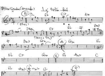 Lý Trăm Huê sheet nhạc đệm