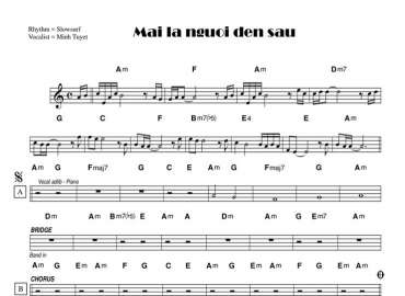 Mãi Là Người Đến Sau sheet nhạc đệm