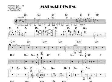 Mãi Mãi Bên Em sheet nhạc đệm