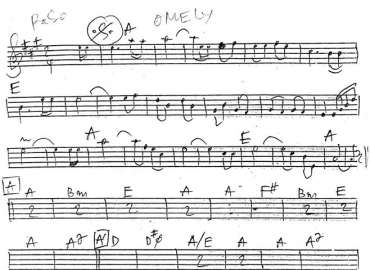 OMELY sheet nhạc đệm