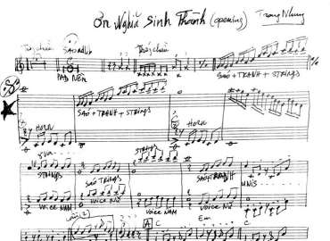 Ơn Nghĩa Sinh Thành sheet nhạc đệm