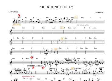 Phi Trường Biệt Ly sheet nhạc đệm