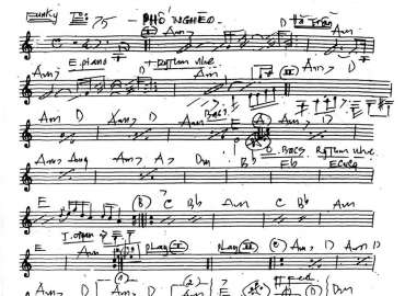 Phố Nghèo sheet nhạc đệm