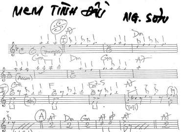 Men Tình Đầu sheet nhạc đệm