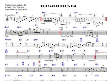 Rồi Mai Tôi Đưa Em Đi sheet nhạc đệm