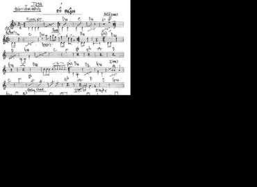 Số Phận sheet nhạc đệm