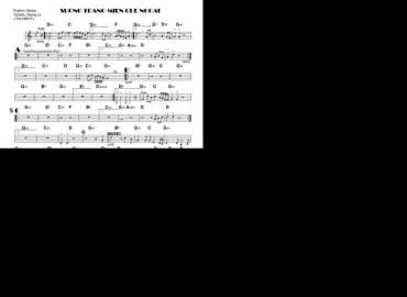 Sương Trắng Miền Quê Ngoại sheet nhạc đệm