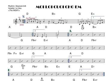 Một Lời Cuối Cho Em sheet nhạc đệm