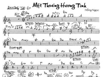 Một Thoáng Hương Tình sheet nhạc đệm