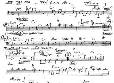 Tại Sao Yêu sheet nhạc đệm