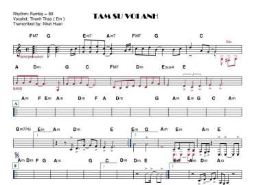 Tâm Sự Với Anh sheet nhạc đệm