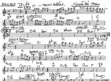 Tan Biến sheet nhạc đệm