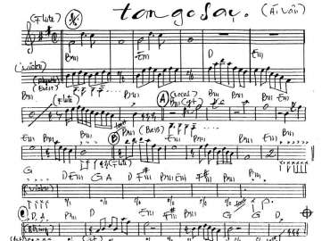 Tango Say sheet nhạc đệm