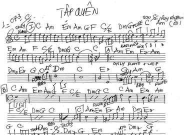 Tập Quên sheet nhạc đệm