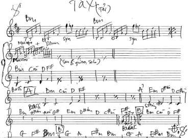 Taxi sheet nhạc đệm