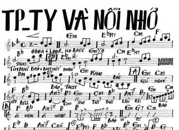 Thành Phố Tình Yêu Và Nổi Nhớ sheet nhạc đệm